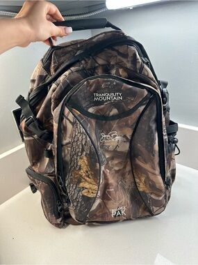 Tranquility Mountain Joey Poe Signature Series Camo Hunting Backpack Balance Pak
